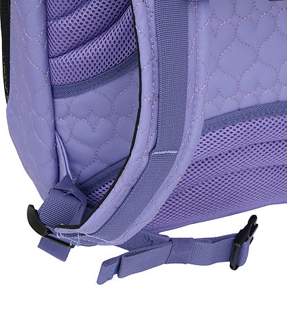 Jeva Skoletaske - Survivor - Lavender Quilt