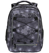 Jeva Skoletaske - Survivor - Black Hexagon