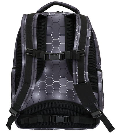 Jeva Skoletaske - Survivor - Black Hexagon
