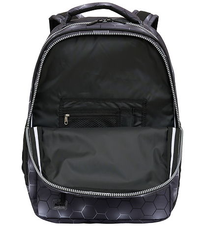 Jeva Skoletaske - Survivor - Black Hexagon