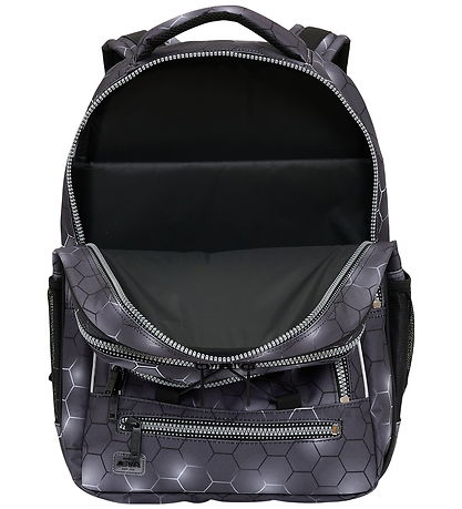 Jeva Skoletaske - Survivor - Black Hexagon