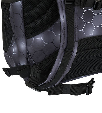 Jeva Skoletaske - Survivor - Black Hexagon