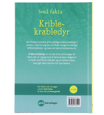 Gads Forlag Bog - Små Fakta: Krible Krabledyr - DA