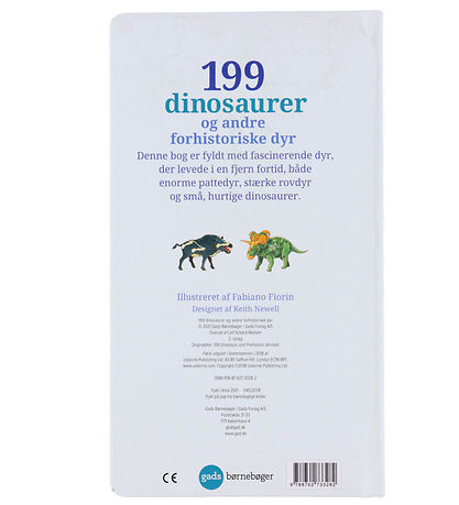 Gads Forlag Bog - 199 Dinosaurer Og Andre Forhistoriske Dyr - DA