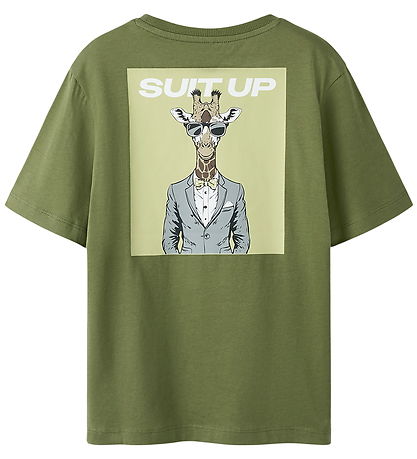 Name It T-shirt - NkmHansy - Olivine