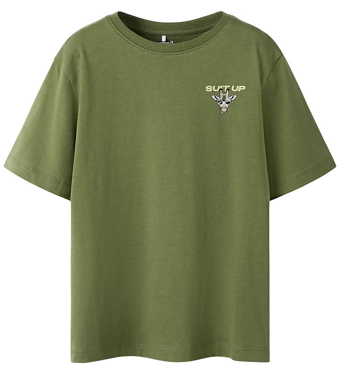 NAME IT T-shirt Hansy Olivine