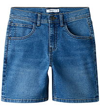 Name It Shorts - NkmRyan - Medium Blue Denim