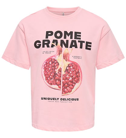 Kids Only T-shirt - KogVivvi - Tickled Pink/Pomegranate