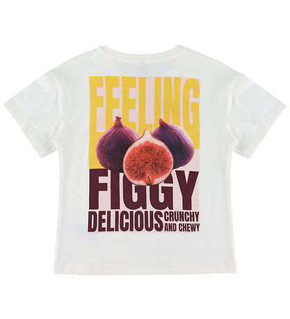 Kids Only T-shirt - KogVivvi - Cloud Dancer/Figgi