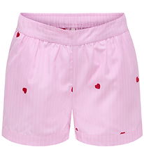 Kids Only Shorts - CookNew - Lina Stripe - Begonia Pink/Cloud Da