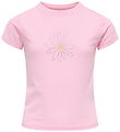 Kids Only T-shirt - KogKira - Sweet Lilac/Daisy