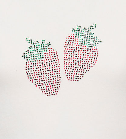 Kids Only T-shirt - KogKira - Cloud Dancer/Strawberry