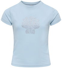 Kids Only T-Shirt - KogKira - Cachemire Blue/Coquillage