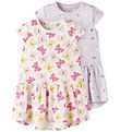 Name It Kjole - 2-pak - NmfVigga - Lavender Fog/Bright White