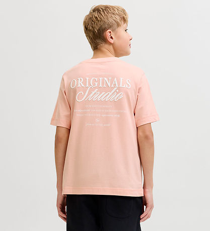 Jack & Jones T-shirt - JorNorrebro - Peach Melba