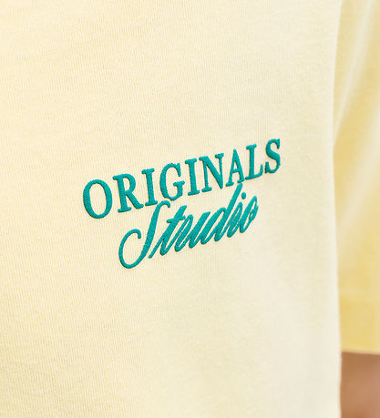 Jack & Jones T-shirt - JorNorrebro - Pastel Yellow