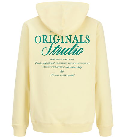 Jack & Jones Hættetrøje - JorNorrebro - Pastel Yellow