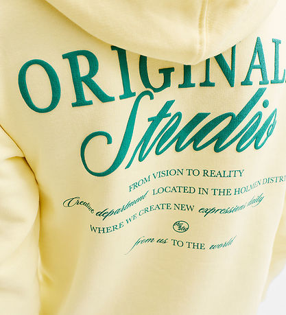 Jack & Jones Hættetrøje - JorNorrebro - Pastel Yellow