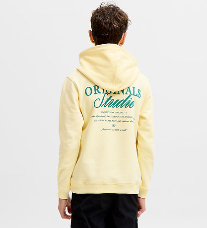 Jack & Jones Hættetrøje - JorNorrebro - Pastel Yellow