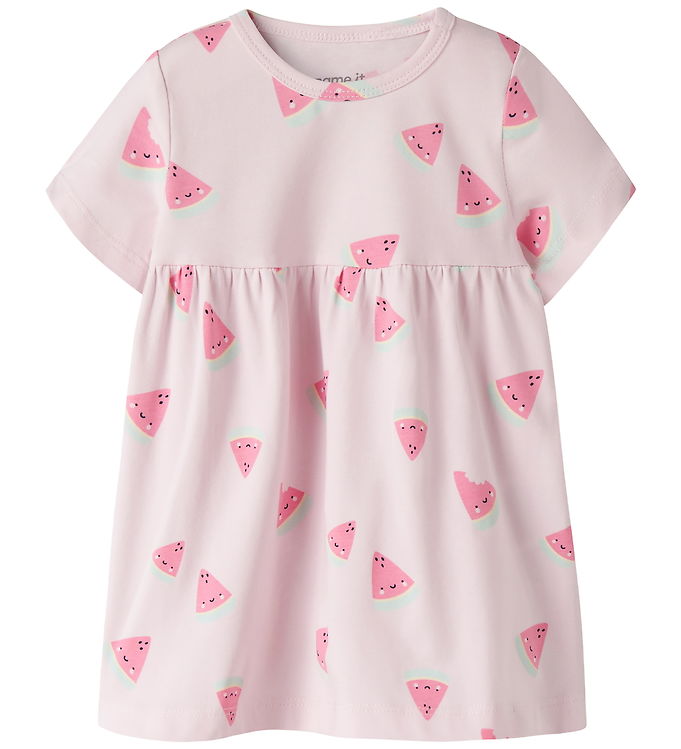 Name It Kjole - NbfVandora - Cradle Pink/Watermelon