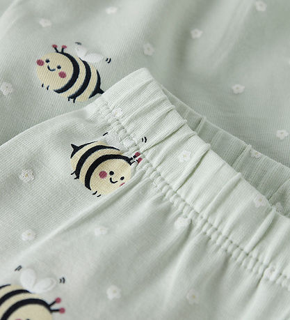 Name It Cykelshorts - NbfVandora - Pale Aqua/Bee