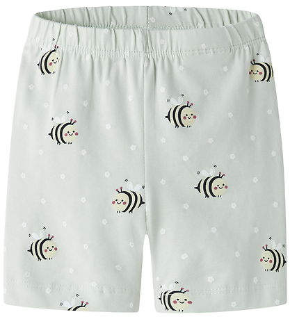 Name It Cykelshorts - NbfVandora - Pale Aqua/Bee