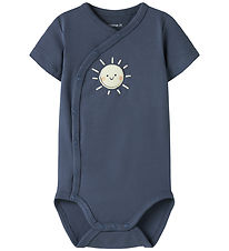 Name It Slå-om Body k/æ - Vintage Indigo/Sun