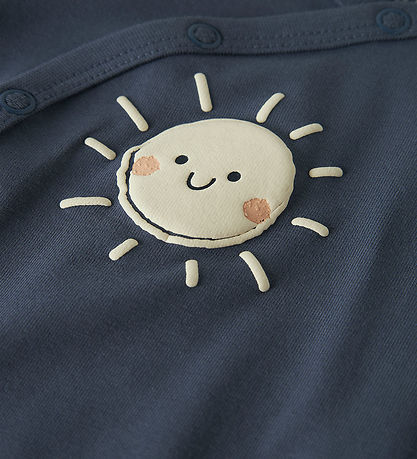 Name It Slå-om Body k/æ - Vintage Indigo/Sun