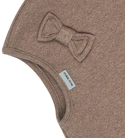 Mikk-Line Elefanthue - 1-lags - Melange Denver m. Sløjfe