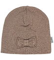 Mikk-Line Beanie - 2-layer - Melange Denver w. Bow