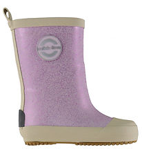 Mikk-Line Gummistøvler - Barfod - Wellies Glitter - Thistle