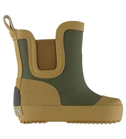 Mikk-Line Gummistøvler - Barfod - Wellies Short - Dusty Olive