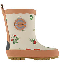 Mikk-Line Gummistøvler - Wellies AOP - Strawberry