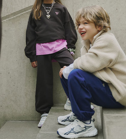 Hummel Sko - Effort - One VC JR - White/Navy