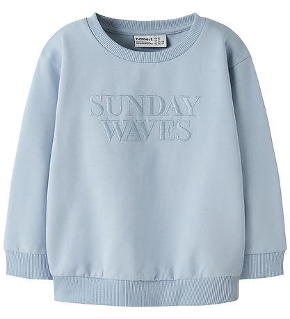 Name It Sweatshirt - NmmHendri - Blue Fog
