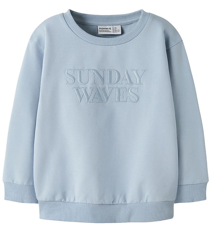 Name It Sweatshirt - NmmHendri - Blue Fog