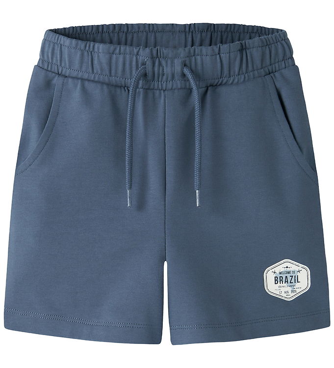 Name It NmmHurri - Børne Sweatshorts - Blå - 110