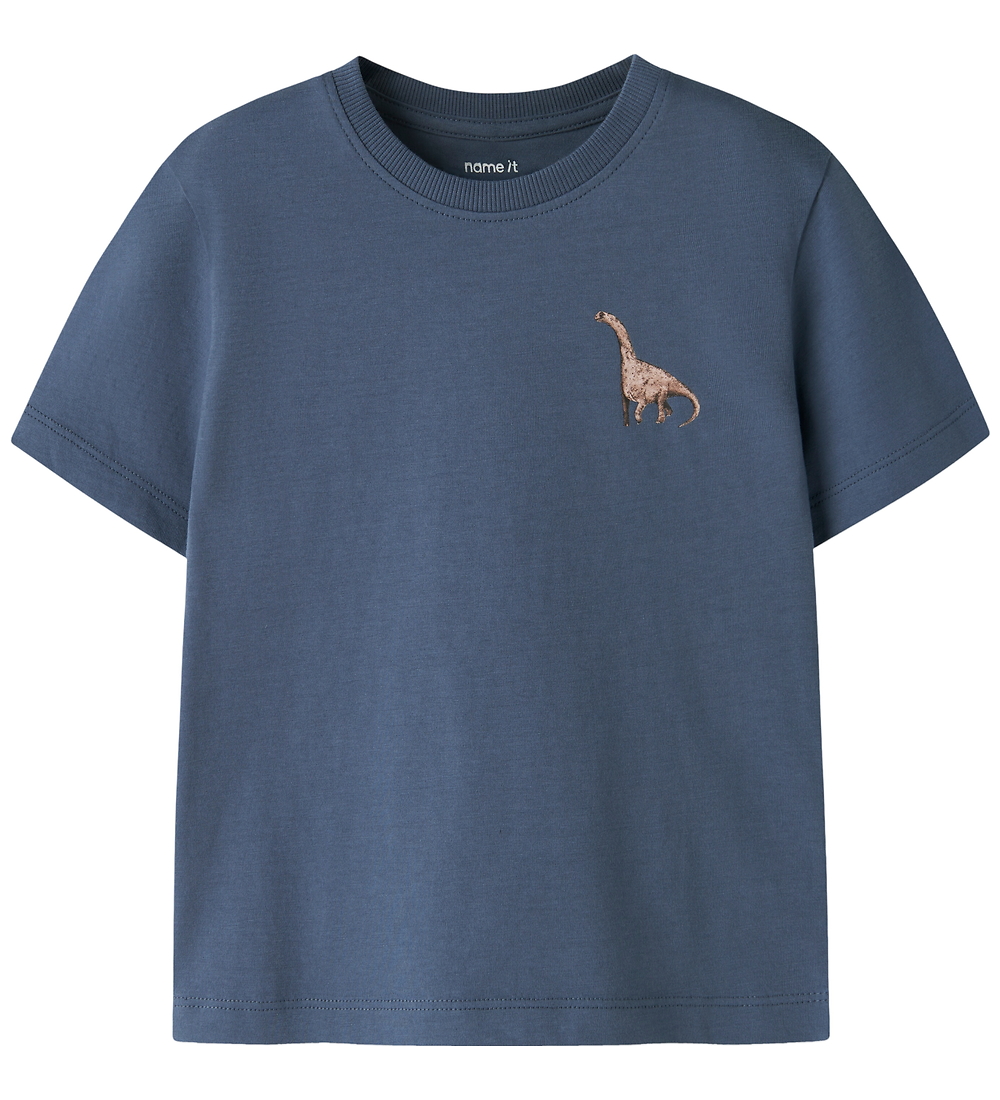 Name It T-Shirt - NmmHimus - Vintage Indigo - Name It - 2 Jahre (92) - T-Shirts