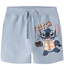 Name It Sweatshorts - NmmAl - Stitch - Blue Fog