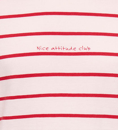 Kids Only T-shirt - KogHelle - Tomato/Cloud Dancer/Print Nice