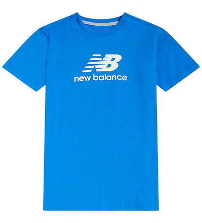 New Balance Shortssæt - Stacked logo - Blue Bird