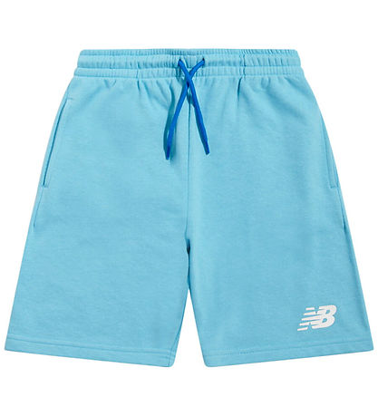 New Balance Shortssæt - Stacked logo - Blue Bird