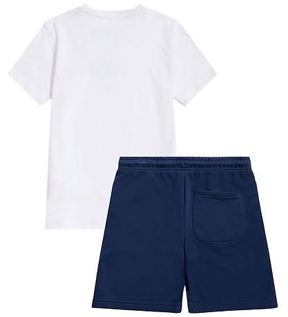 New Balance Shortssæt - Graphic - Bright White