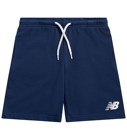 New Balance Shortssæt - Stacked Logo - Bright White