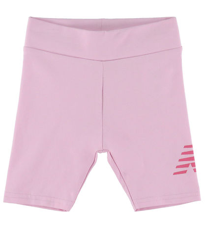 New Balance Shortssæt - Stacked Logo - Pink Satin