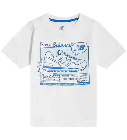 New Balance Shortssæt - Graphic - Bright White