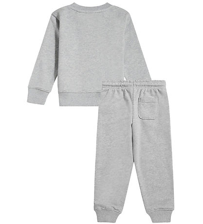 New Balance Sweatsæt - Stacked Logo - Athletic Grey Heather