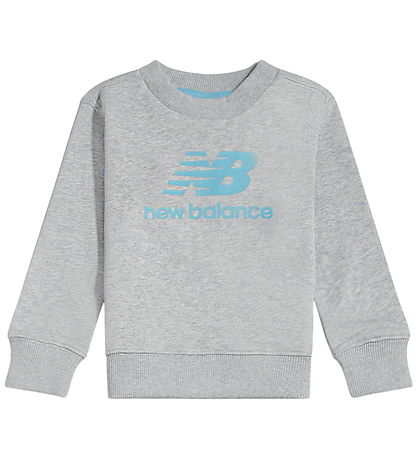 New Balance Sweatsæt - Stacked Logo - Athletic Grey Heather