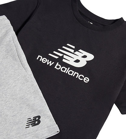 New Balance Shortssæt - Graphic - Caviar