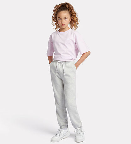 New Balance Sweatpants - Logo - Ash Heather